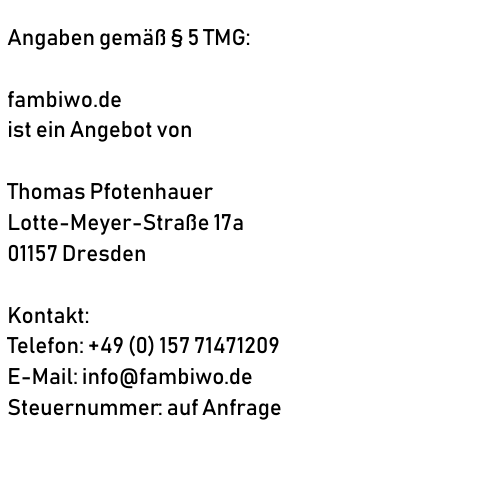 Impressum & Disclaimer